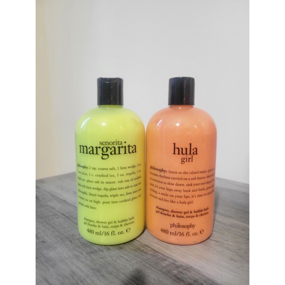 Senorita Margarita & Hula Girl 3-in-1 Shower Gel Shampoo And Bubble 16oz